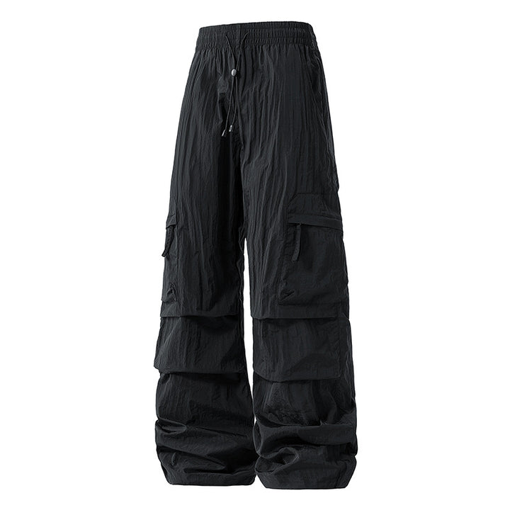 Women's cargo pants with elastic waistband