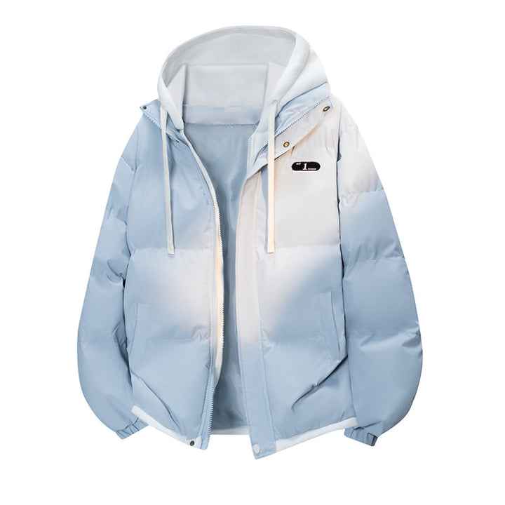 Women's Short Quilted Hooded Jacket with Light Thermal Insulation, Water-Repellent Shell & Elastic Hem Mune Fashion