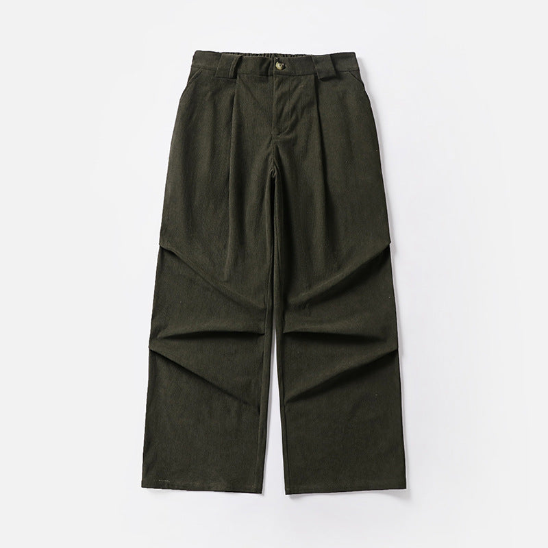 Women pleated trousers with wide leg and high waist Mune Fashion