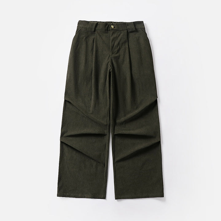Women pleated trousers with wide leg and high waist Mune Fashion