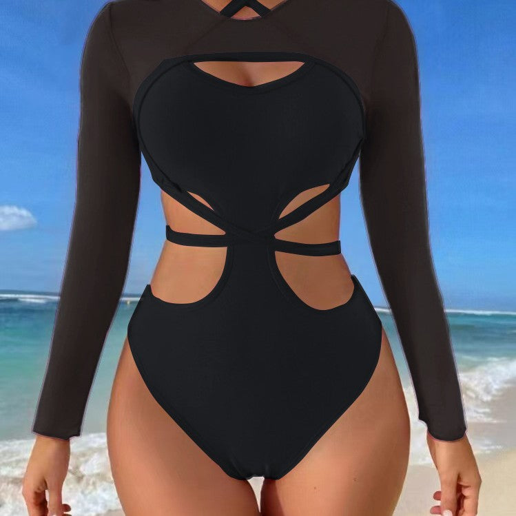 Women's bikini set with transparent top and innovative cut Mune Fashion