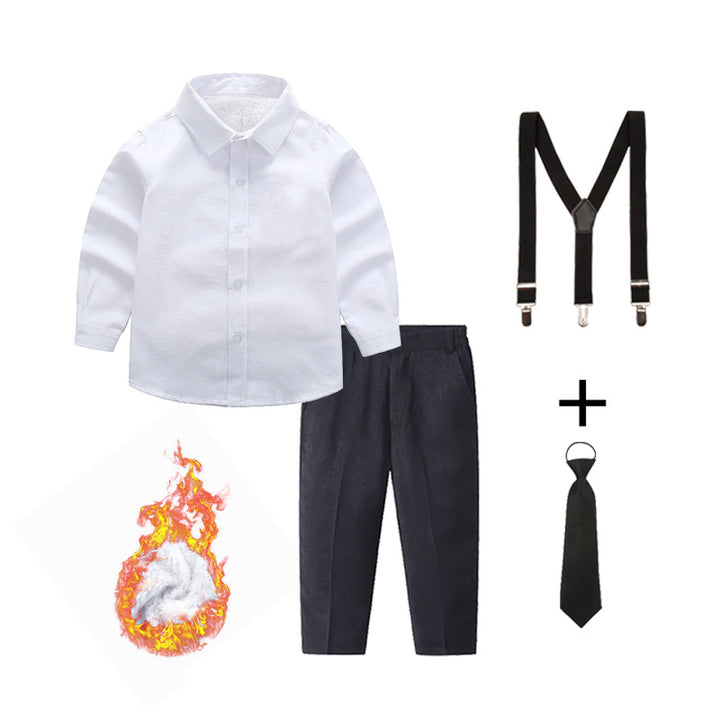 Women’s Formal Suit with Shirt, Pants, Suspenders, and Bow Tie Mune Fashion