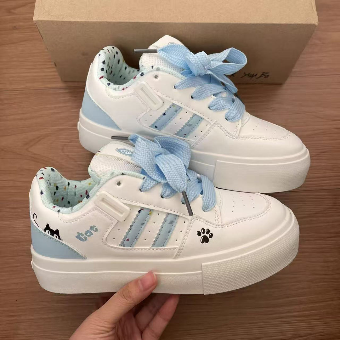 Women's Trendy Platform Sneakers with Fashionable Animal Designs Mune Fashion