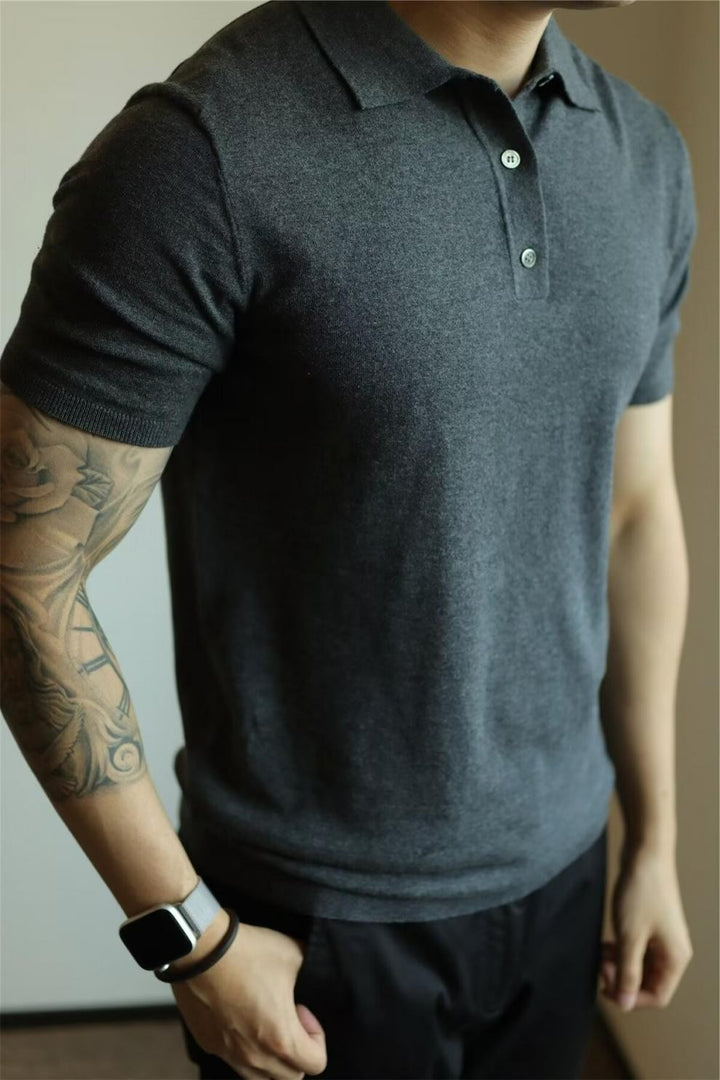 Men's Short Sleeve Polo Shirt made of high-quality cotton Mune Fashion