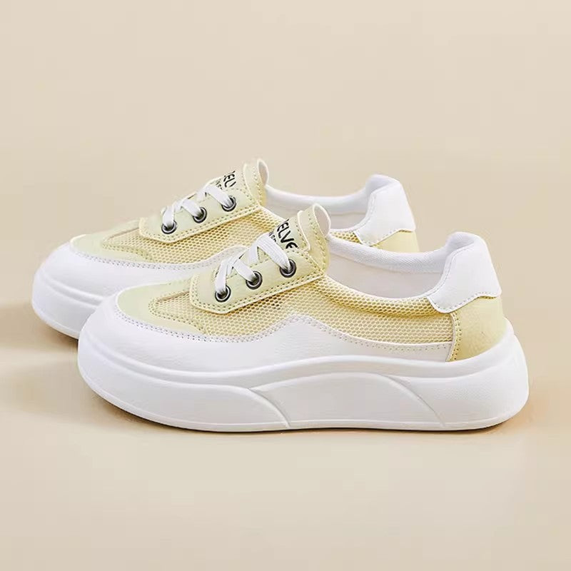 Women Fashionable Chunky Sneakers with Breathable Upper Material and Comfortable Sole Mune Fashion