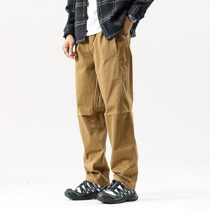 Men's utility cargo pants with knee inserts, D-ring and straight leg Drune