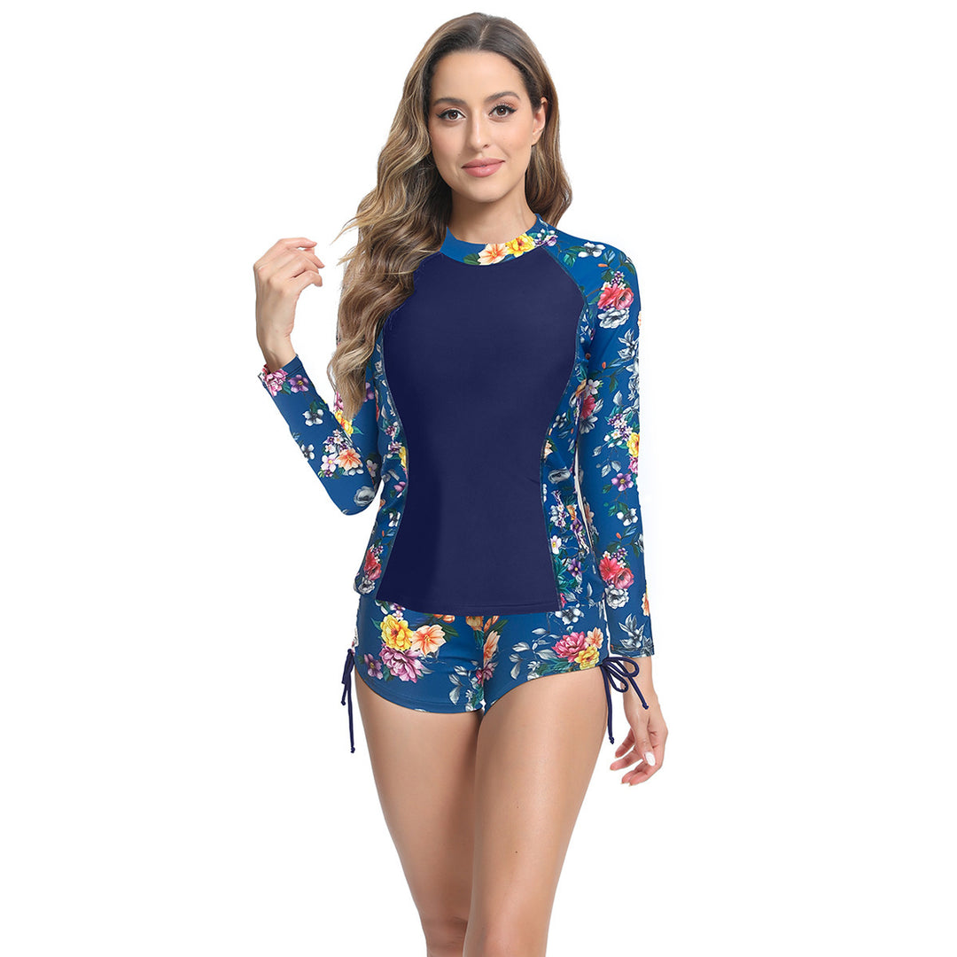 Ladies High Performance Surf Suit with Floral Design Mune Fashion