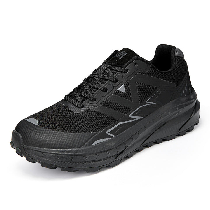 Ladies' cushioning comfort trail runners with extra-wide midsole and profiled grip Mune Fashion