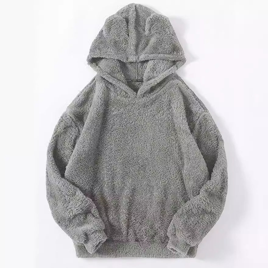 Ladies teddy hoodie with ears, elastic waistband and extra soft plush Mune Fashion