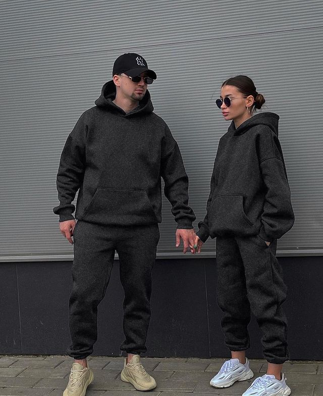 Unisex Oversize Hoodie and Relax Jogging Pants Set made of high-quality cotton blend Mune Fashion