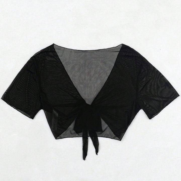Women's Stylish Cropped Top with Knot Detail Mune Fashion