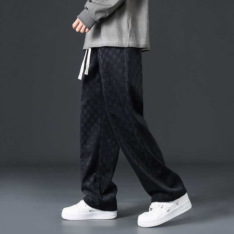 Men's Casual Checkered Leisure Pants
