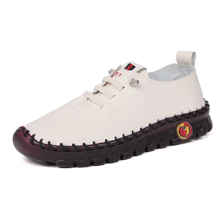 Women's lightweight casual sneakers with hand-stitched welt seam, elastic lacing system and profiled rubber sole Mune Fashion