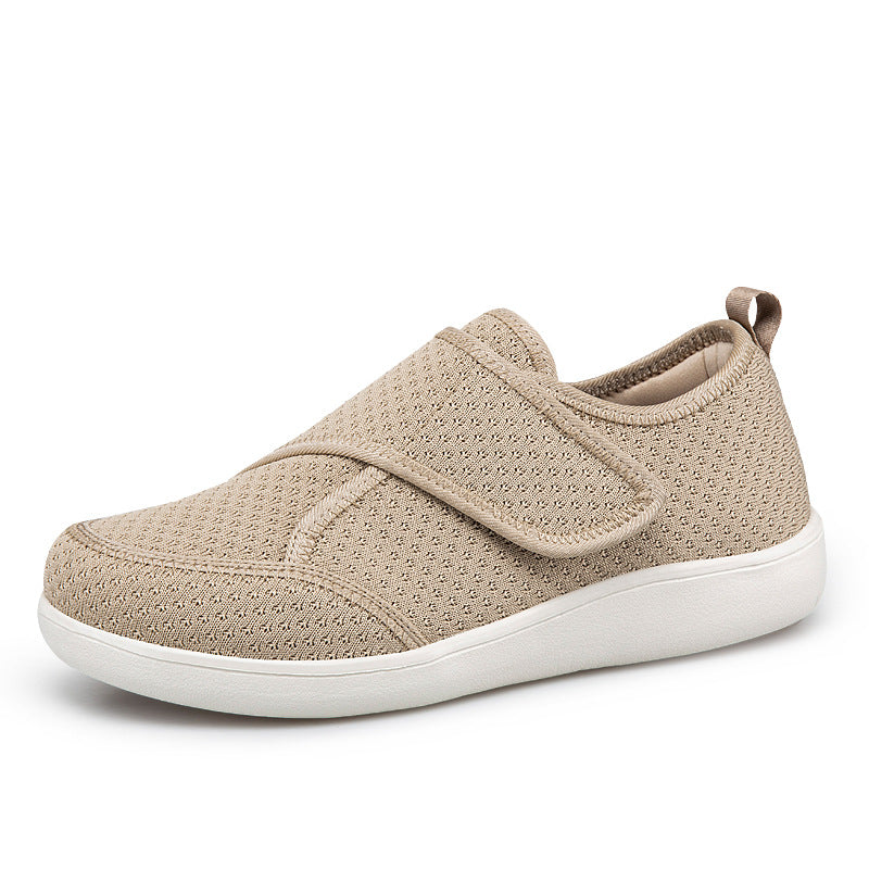 Men's orthopedic slipper with adjustable Velcro, breathable mesh and shock-absorbing foam sole Mune Fashion