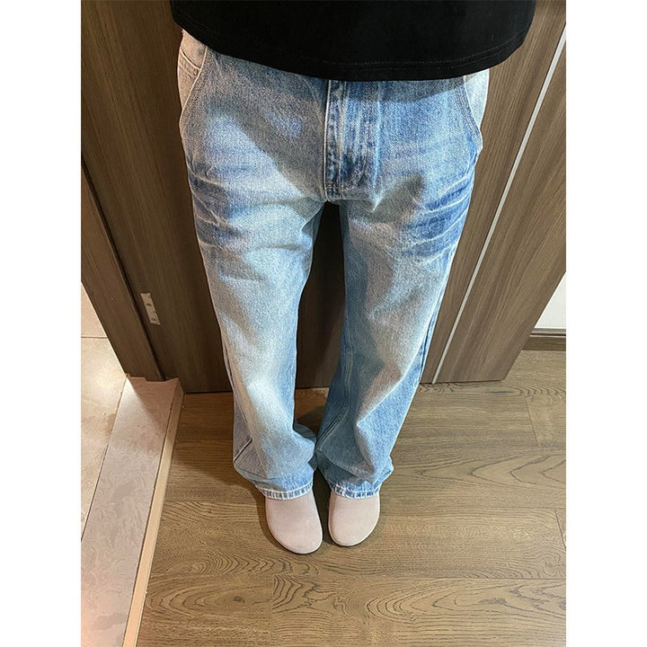 Men's Casual Loose-Fit Denim Jeans Mune Fashion