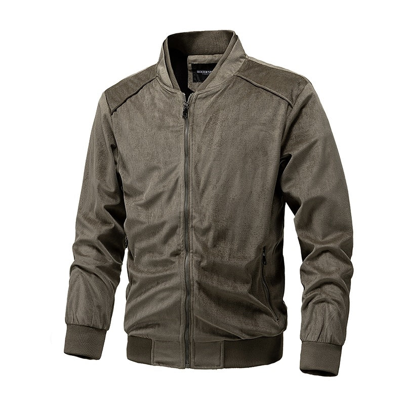Men's Lightweight Water-Repellent Hooded Windbreaker with Thermo Lining & Chest Pocket Mune Fashion