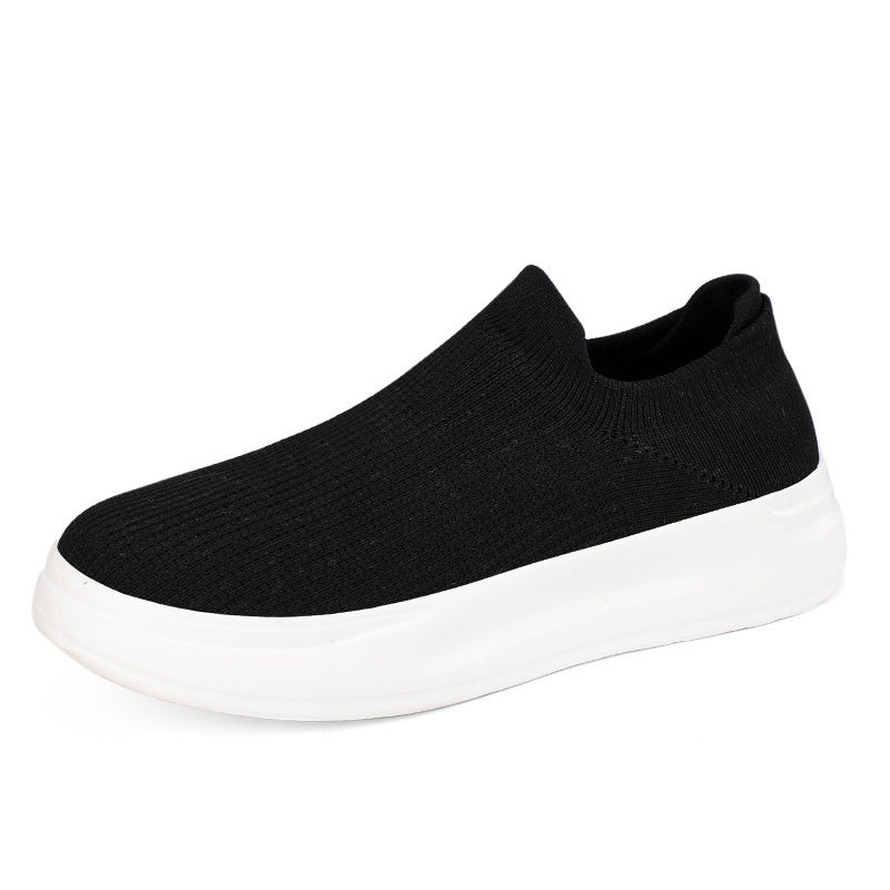 Unisex nan breathable knit casual shoe with sock-like shaft and non-slip sole Mune Fashion