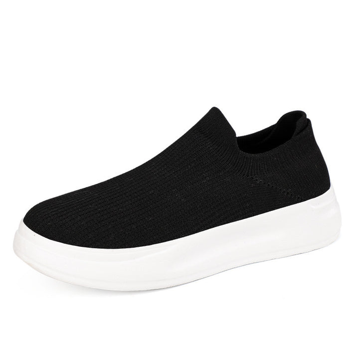 Unisex nan breathable knit casual shoe with sock-like shaft and non-slip sole Mune Fashion
