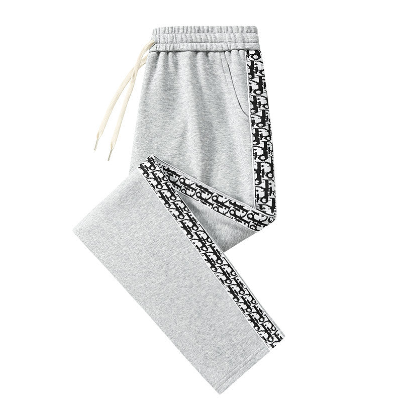 Women's Extra Wide Lounge Sweatpants with Side Logo Tape and Comfort Waistband Mune Fashion