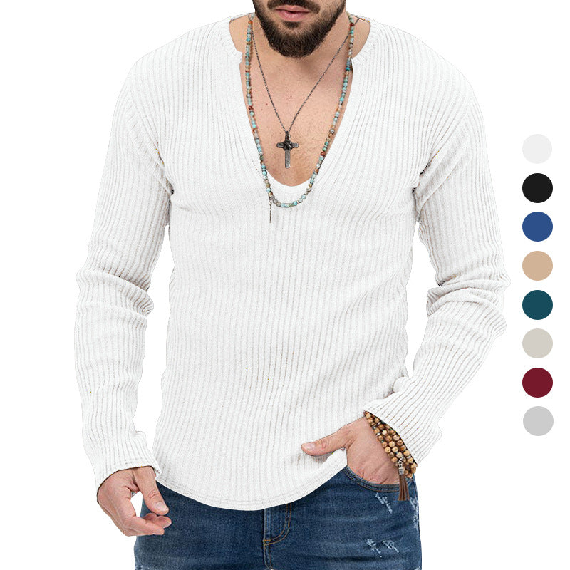Men's lightweight fleece shirt jacket with snap button placket and side pockets Mune Fashion