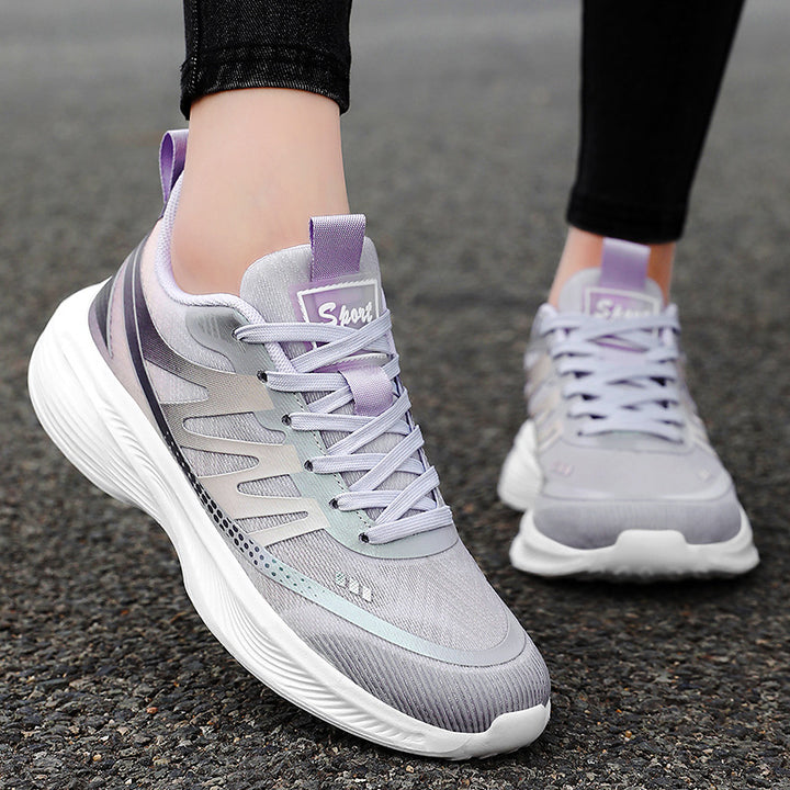 Men's nano lightweight breathable running sneakers with seamless knitted upper material, padded heel collar and reactive EVA cushioning Mune Fashion