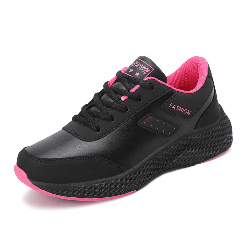 Women's urban lace-up shoes with padded entry and profiled outsole pattern Mune Fashion