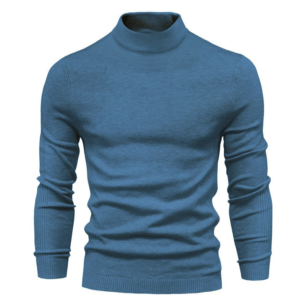 Men's Stylish Turtleneck Sweater Made Of Soft Merino Wool Mune