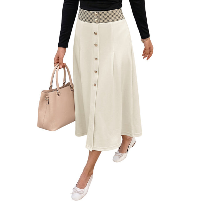 Women Elegant Top with Asymmetric Cut and Raised Waist Mune Fashion