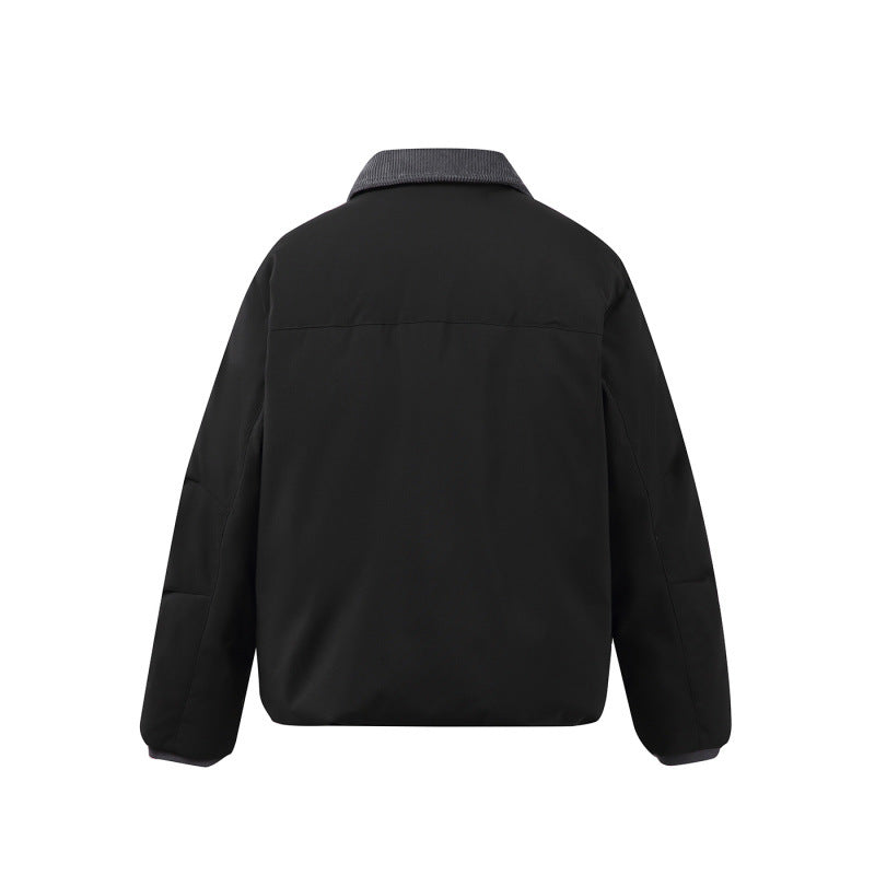 Unisex Padded Overshirt Jacket in Boxy Cut with Cord Collar and Flap Pockets Mune Fashion