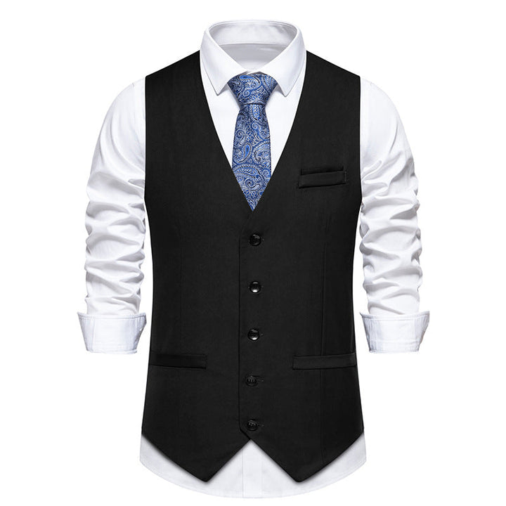 Men's elegant suit vest with fine texture and high-quality material Mune Fashion
