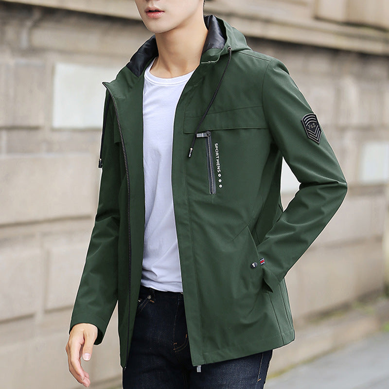 Men's Stylish Transition Jacket with Practical Hood Design Mune Fashion