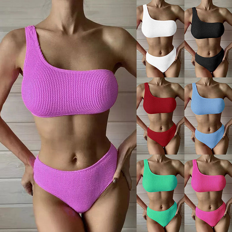 Ladies one-sided bikini with high-cut design Mune Fashion
