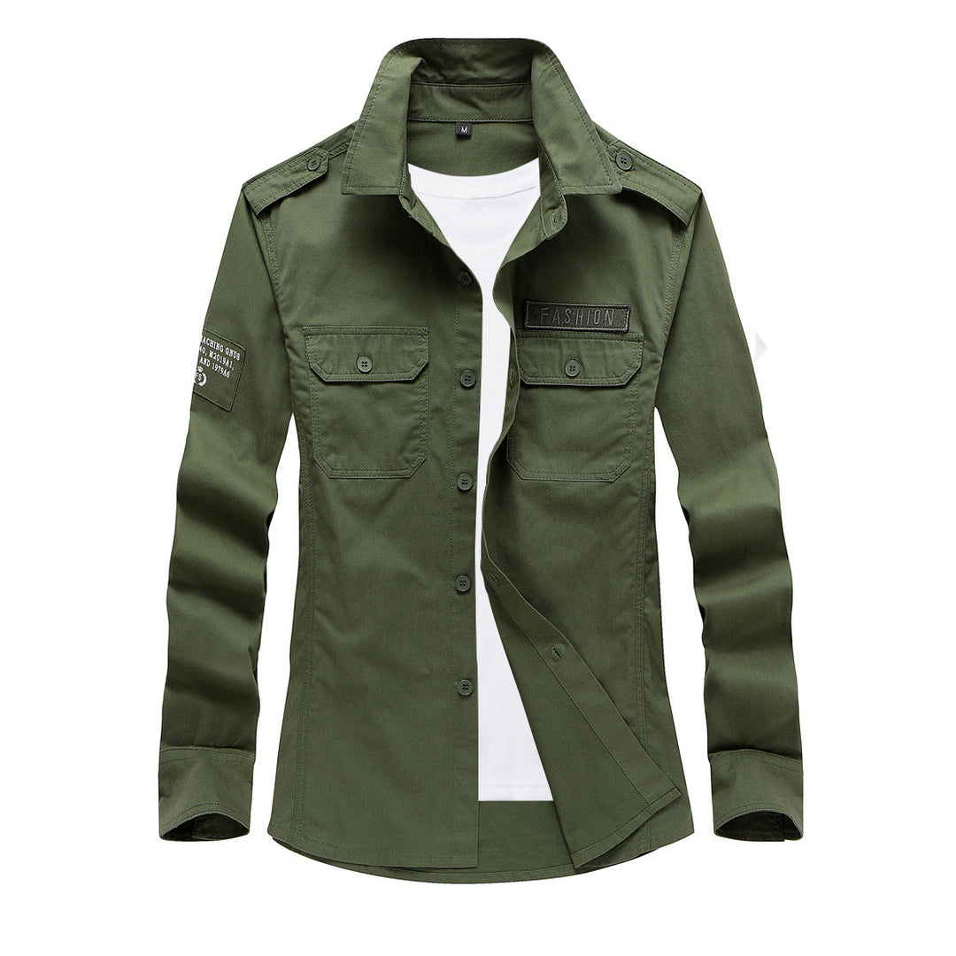 Men's Fashion Shirt Jacket with Practical Pockets Mune Fashion