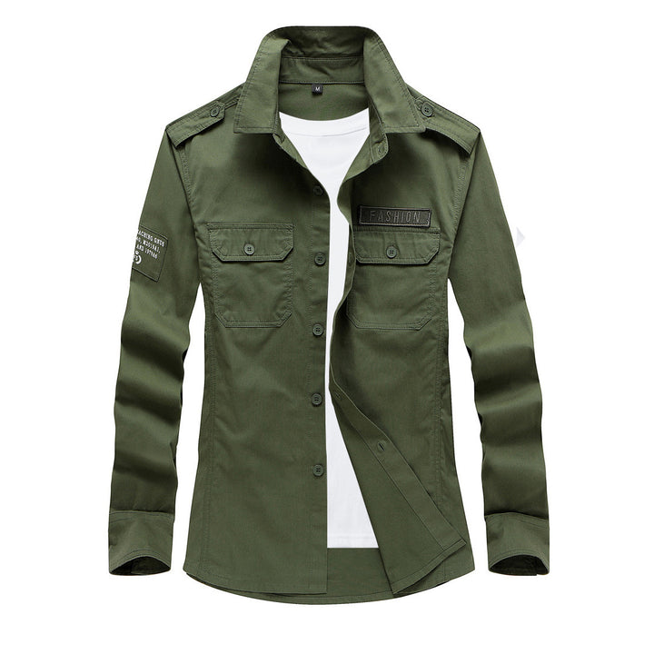 Men's Fashion Shirt Jacket with Practical Pockets Mune Fashion