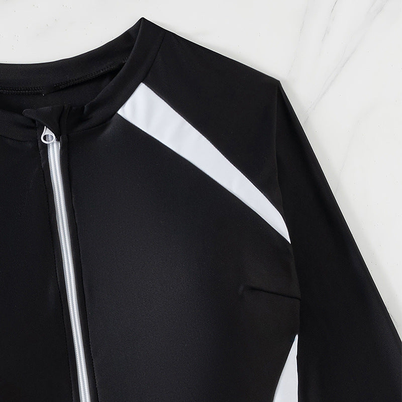 Women's swimsuit with zipper and long sleeves Mune Fashion