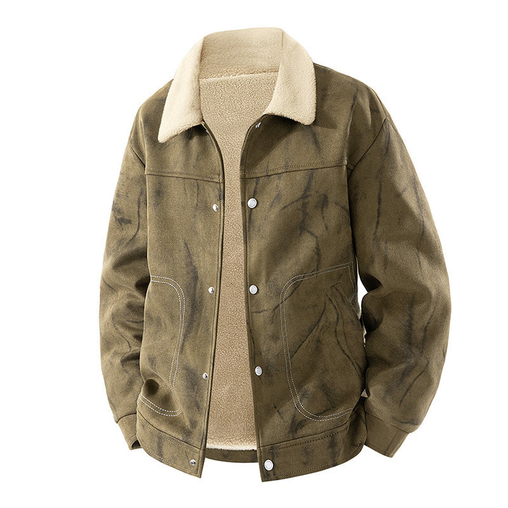 Men's Casual Jeans Jacket with Warm Lining Mune Fashion