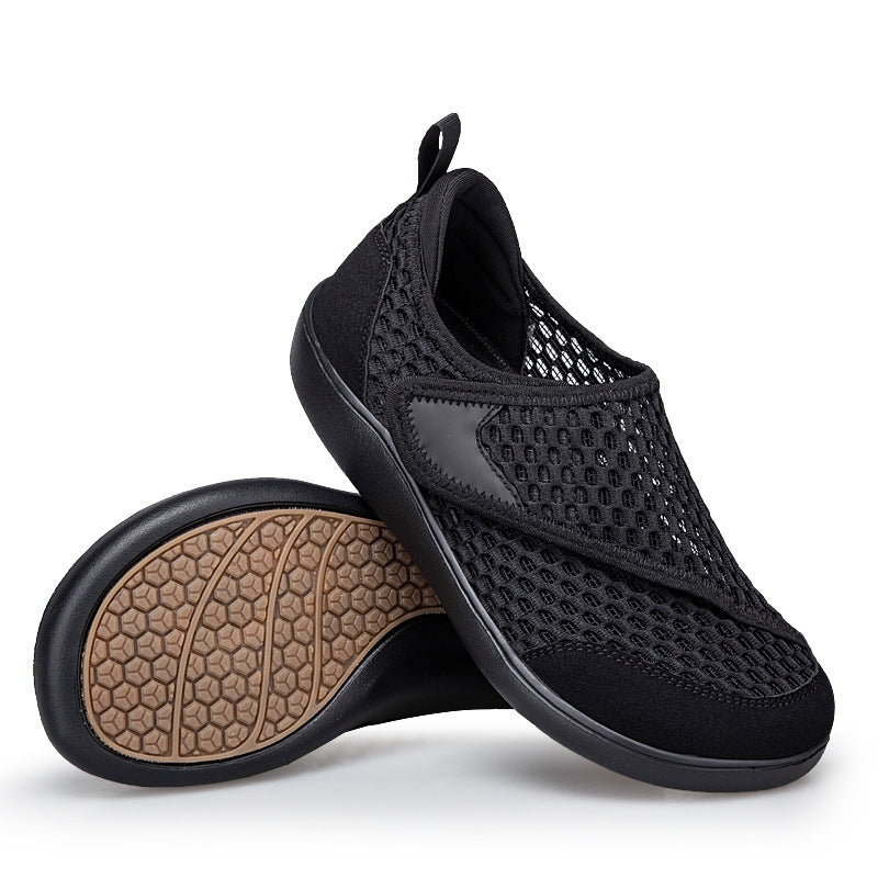 Unisex nan breathable mesh slip-ons with adjustable velcro and viscoelastic insole Mune Fashion