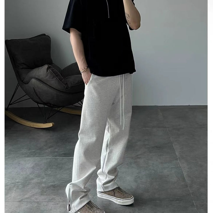 Women's Comfortable Sports Jogging Pants with Zipper Mune Fashion