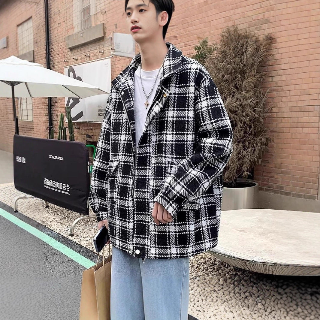 Men's Urban Check Pattern Jacket Mune Fashion