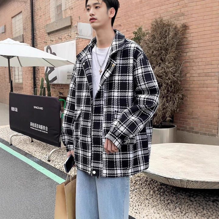 Men's Urban Check Pattern Jacket Mune Fashion