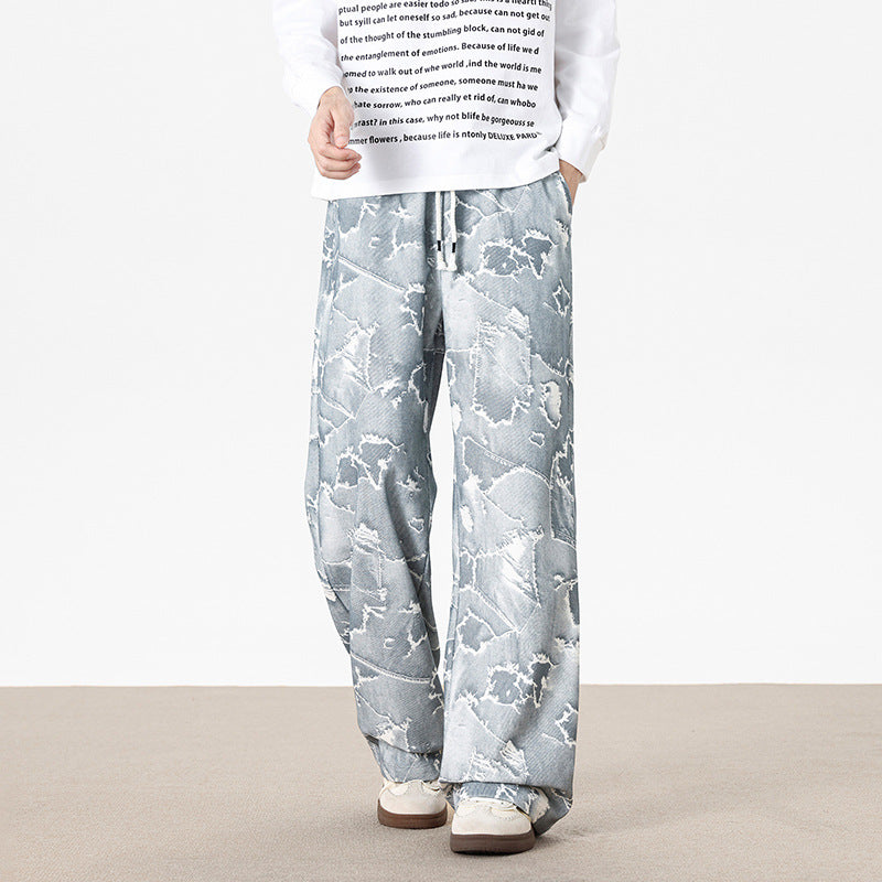 Men's Casual Leisure Pants with Innovative Design