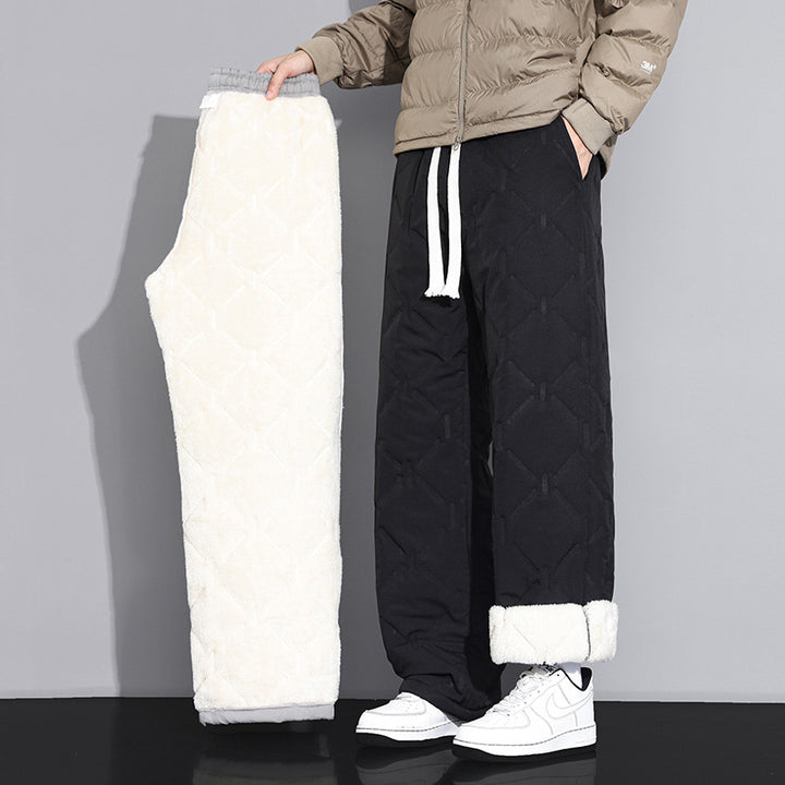 Women’s fashionable and warm quilted leisure pants
