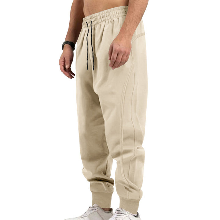 Men's versatile sweat jogging pants with ergonomic knee inserts, elastic comfort waistband, and concealed zip pockets Mune Fashion
