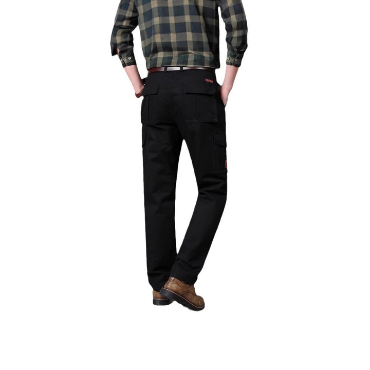 Men's cargo pants with multiple flap pockets and sturdy cotton blend Mune Fashion