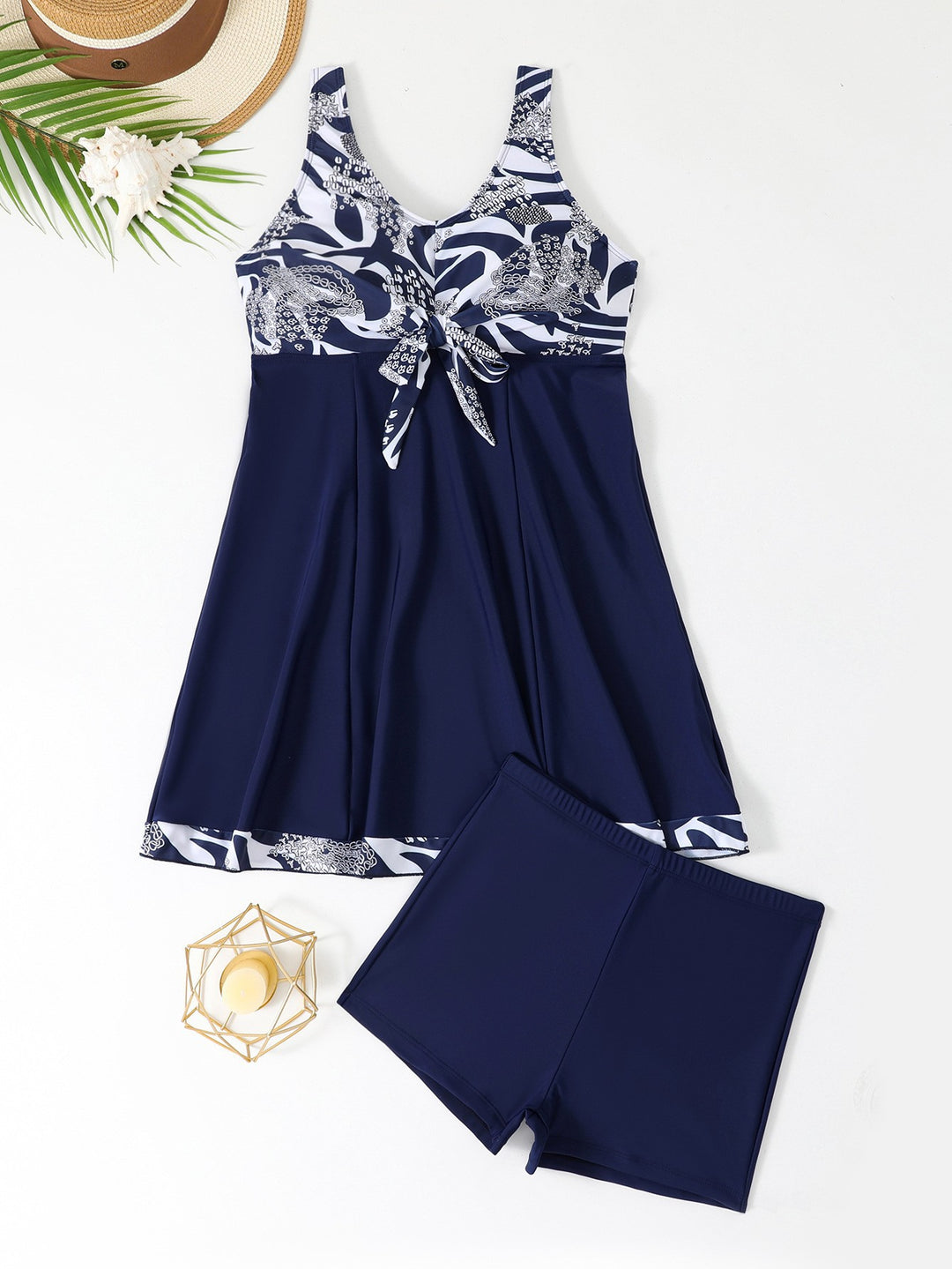 Women’s Swim Dress with Short Integration Mune Fashion