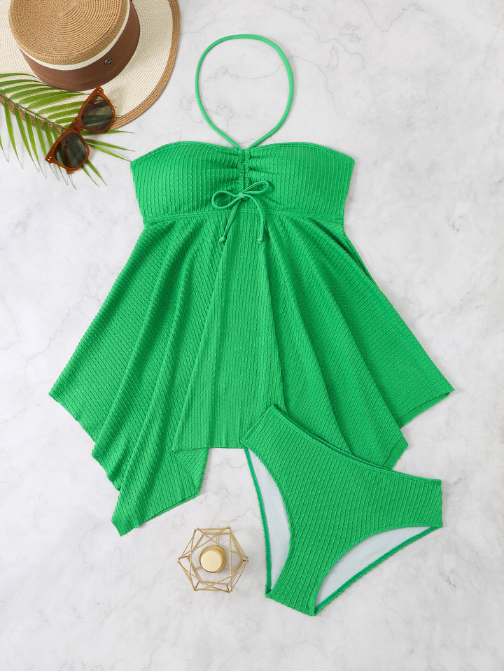 Women's tankini with casual top and stylish skirt Mune Fashion