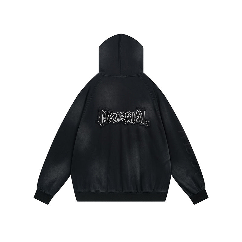 Unisex oversized hoodie with tie-dye wash and statement rear print Mune Fashion