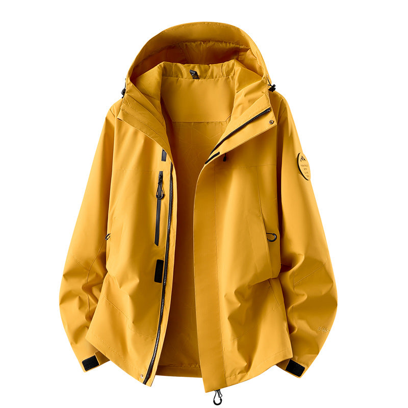 Women's technical three-layer softshell rain jacket with taped seams and multifunctional pockets Mune Fashion
