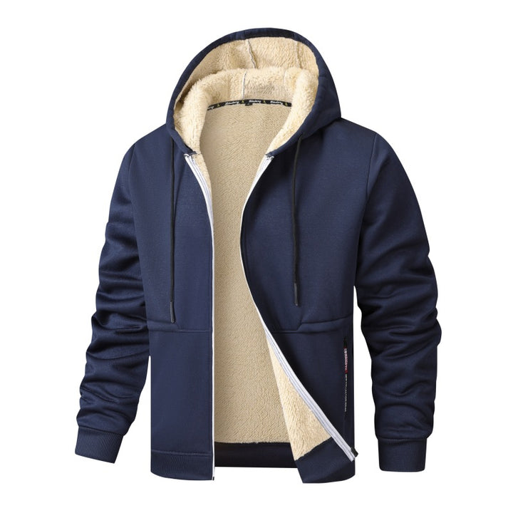 Men's Hooded Zip Jacket Mune Fashion