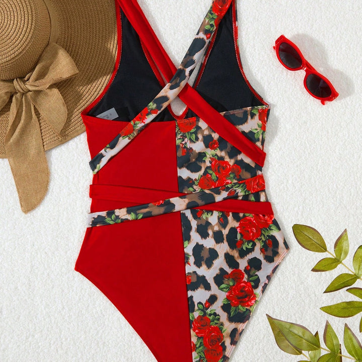 Women’s Sporty Jumpsuit with Floral and Animal Print Design Mune Fashion